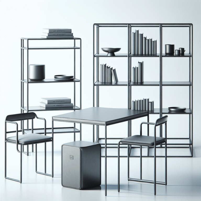 Móveis de ferro ou metal: uma escolha minimalista e durável