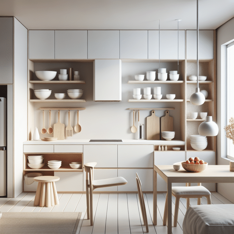 Ideias de decoração minimalista para cozinhas pequenas