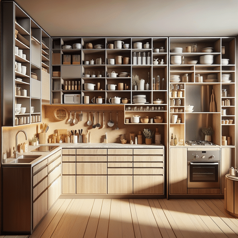Móveis modulares para cozinhas pequenas: flexibilidade e estilo