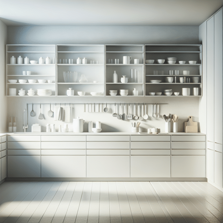 Estratégias para deixar sua cozinha minimalista e organizada