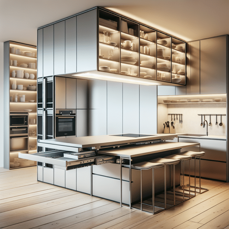 Móveis multifuncionais: como maximizar seu espaço na cozinha