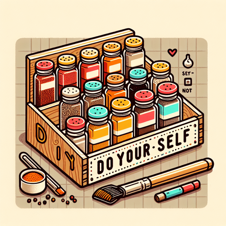 Como montar um organizador de especiarias DIY