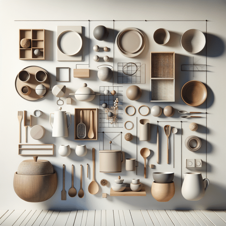 Como combinar decoração minimalista com utensílios