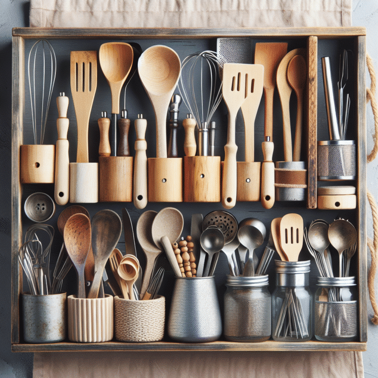 DIY organizadores de utensílios de cozinha