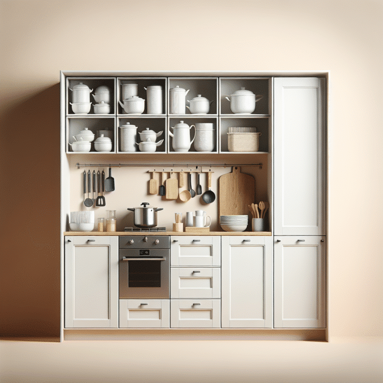Armários funcionais: soluções para cozinhas minimalistas