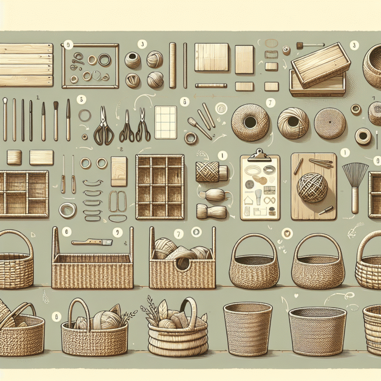 Como fazer cestos organizadores DIY