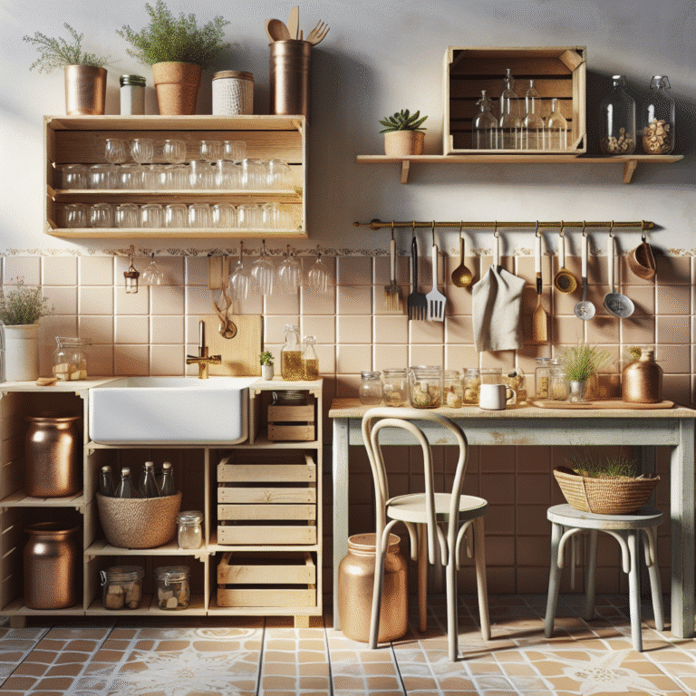 Decoração econômica para cozinhas pequenas com DIY