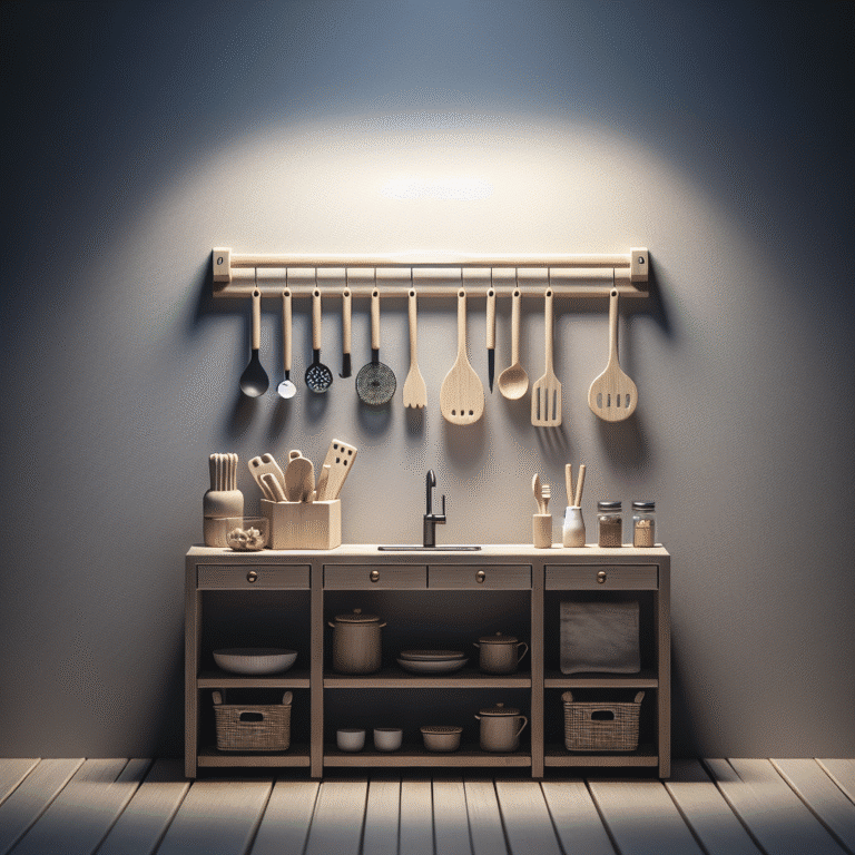 DIY bancadas pequenas para cozinha minimalista