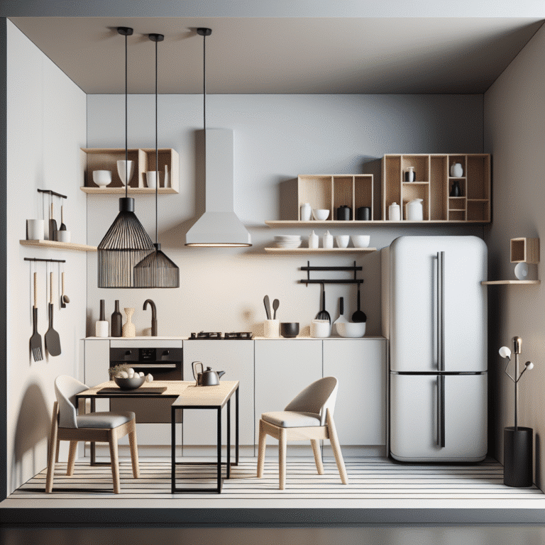 Tendências de móveis minimalistas para cozinhas compactas