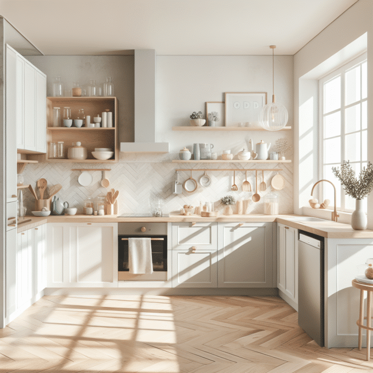 Ideias de cores para cozinhas pequenas minimalistas