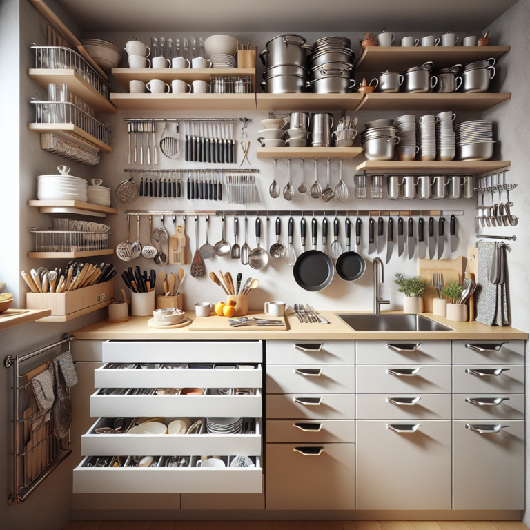 Como organizar utensílios em cozinhas pequenas