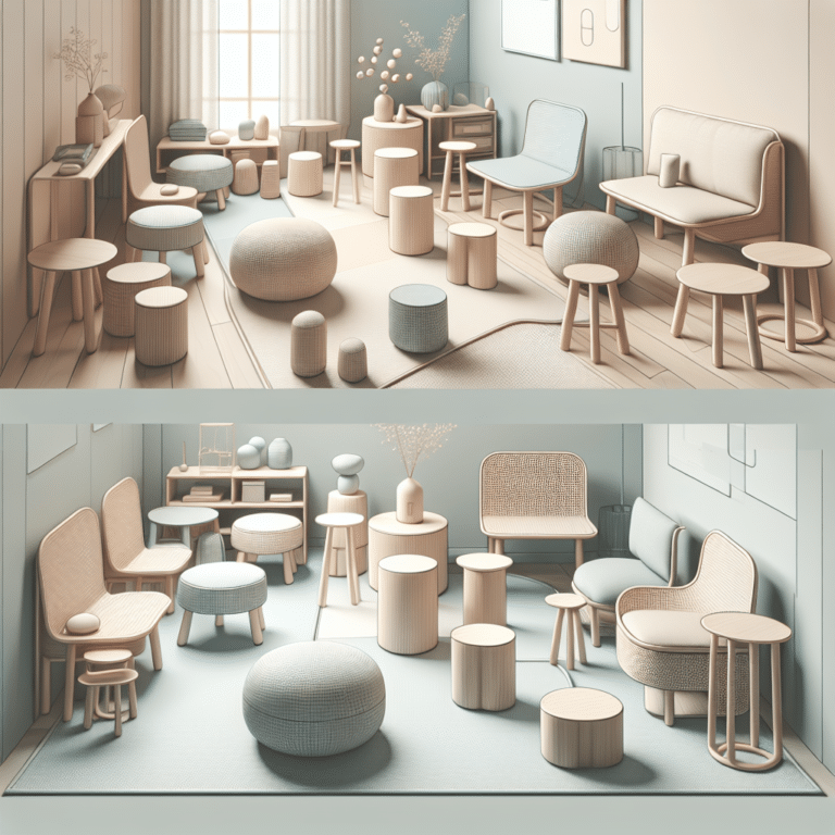 Bancos e banquetas compactos: conforto em ambientes reduzidos