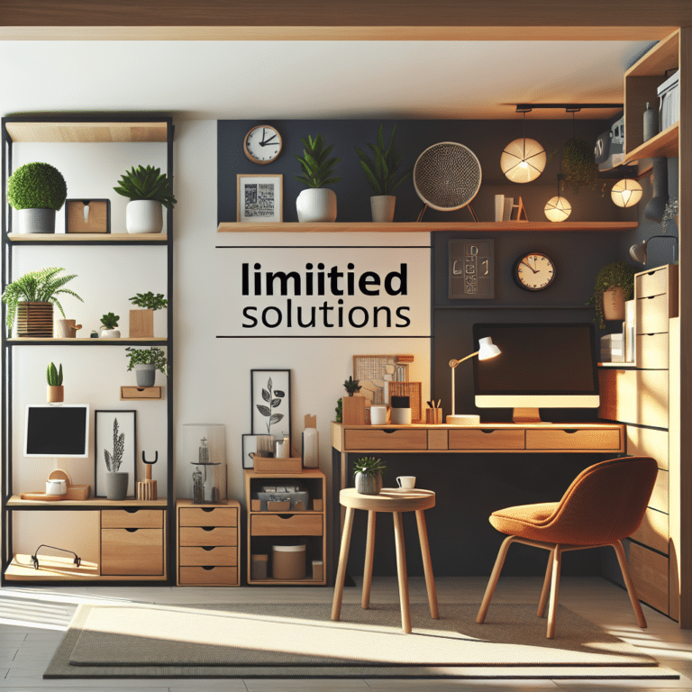 DIY soluções criativas para espaço limitado