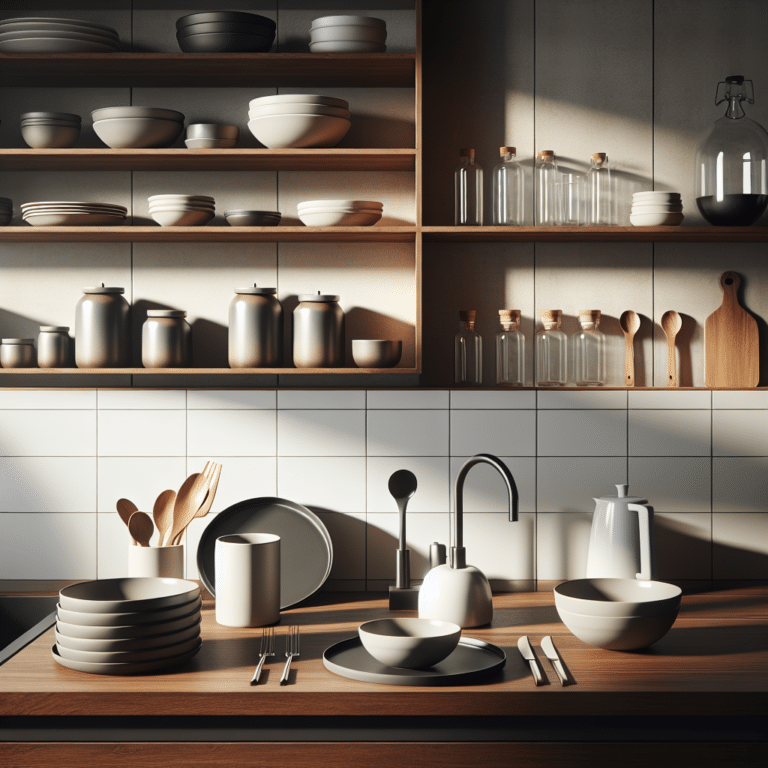 Alinhando utensílios à estética minimalista na cozinha