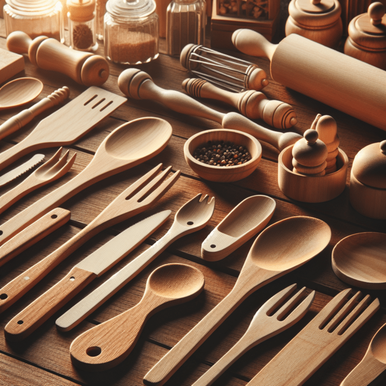 DIY utensílios e detalhes de madeira para cozinha