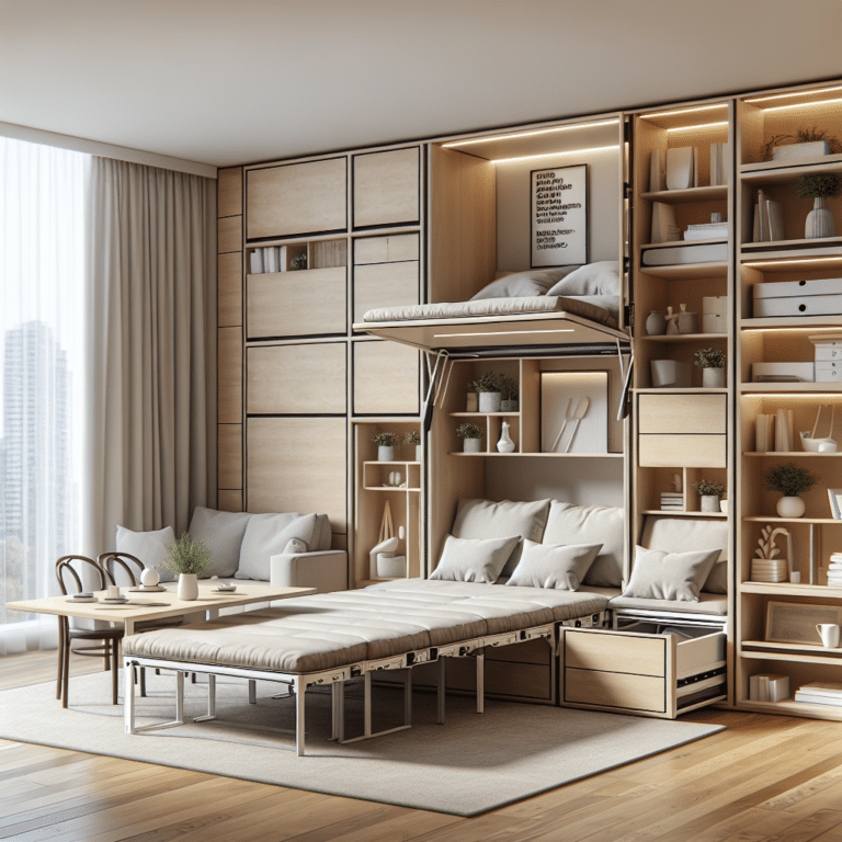 Móveis multifuncionais: maximizando cada metro quadrado