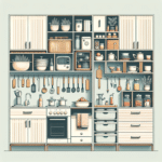 Organização funcional para cozinha pequena