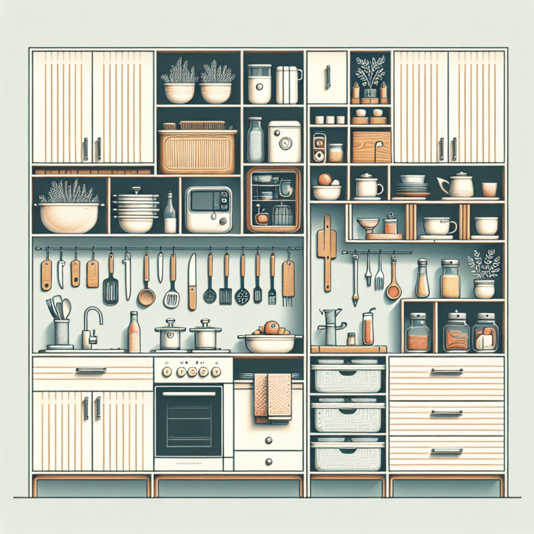 Organização funcional para cozinha pequena